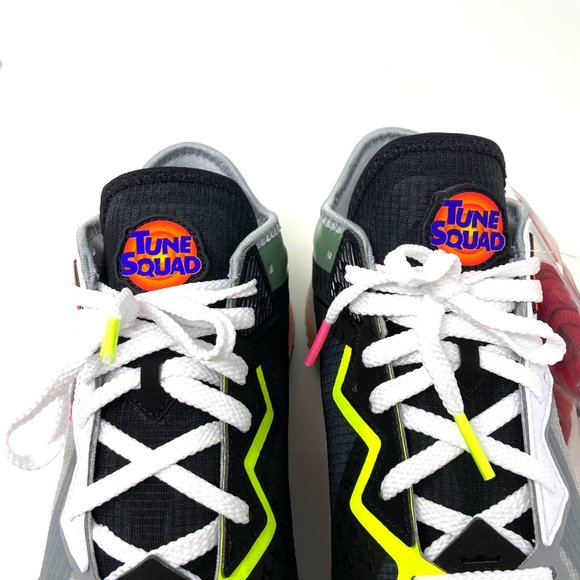 NIKE Women Size CV7562 005 LEBRON XVIII LOW lt Smoke Grey Sunset Sulse Shoes - Picture 3 of 11